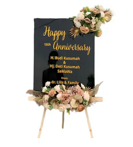 Papan Bunga Akrilik Bendahara